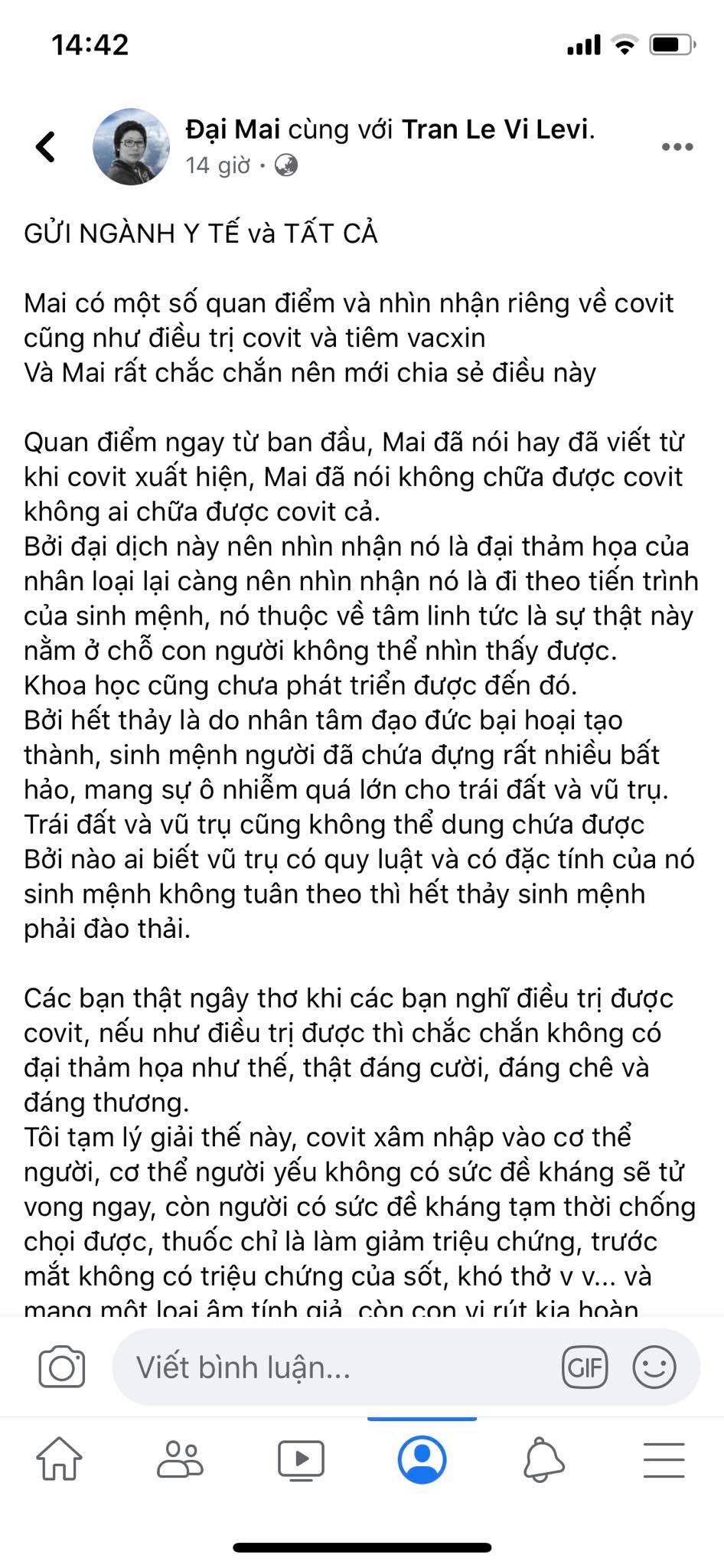 Dành gần 30ph để suy nghĩ rep cái cmt này cho đã cái nư, quê em ở Cai Lậy cũng bị 1 bà Phục Hưng từ SG về chống chính q 9 Danh gan 30ph de suy nghi rep cai cmt nay