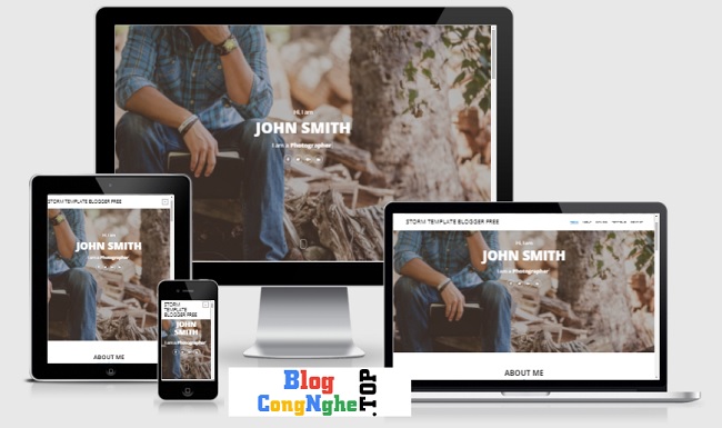 Storm Blogger Template Free Download 2021