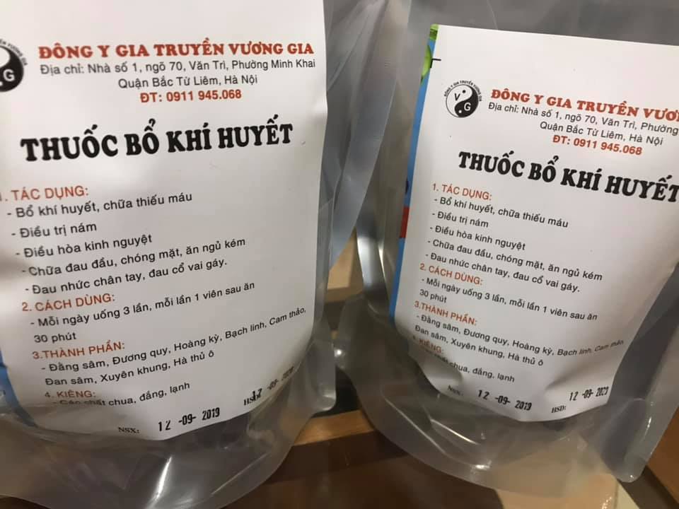 THUOC CHUA HUYET AP THAP THIEU MAU NAM DAU CO