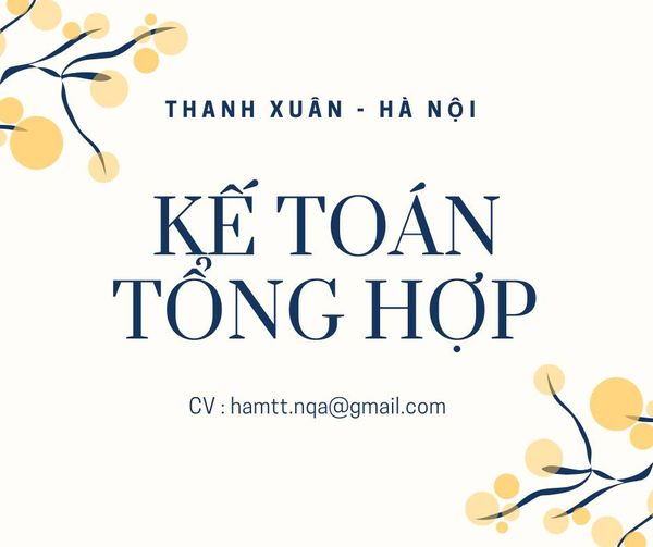 Thanh Xuan Tuyen gap KE TOAN TONG HOP Dia chi