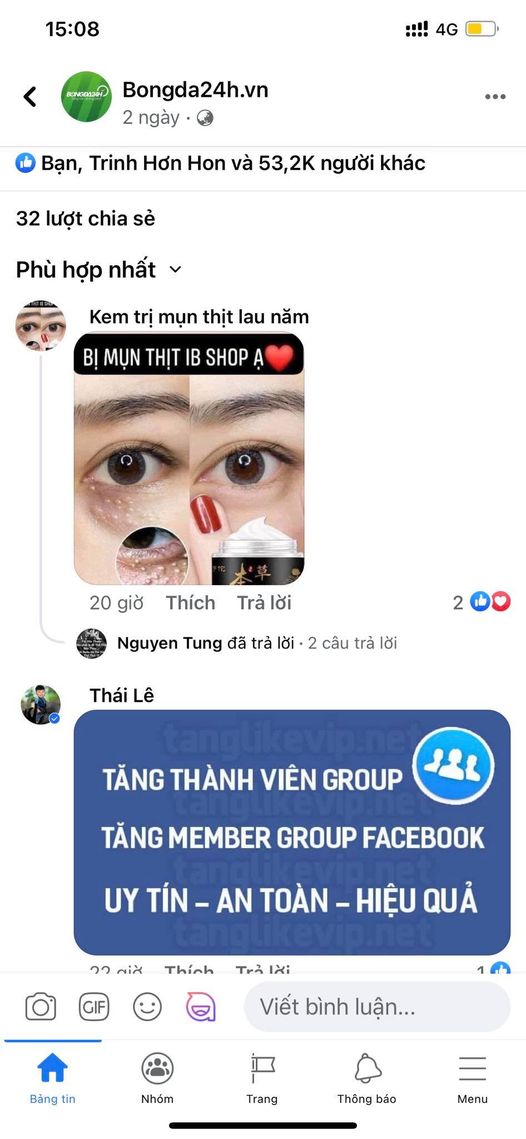 Tool Bên mình có dung page commnet vào page được như này k mn 3 Tool Ben minh co dung page commnet vao page duoc