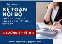 Tuyen Dung KE TOAN NOI BO Lam viec tai Tay