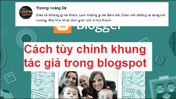 Cach tuy chinh khung tac gia author box trong blogspot
