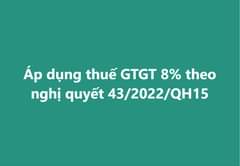 Dự kiến giảm thuế GTGT từ 10% xuống còn 8% áp dụng từ 01/02/2022
 Link 1: 
 Link…