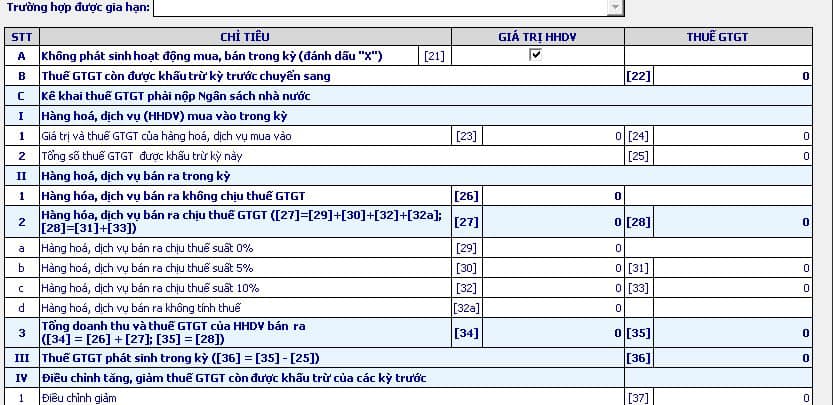Anh chị cho em hỏi với ạ. Công ty em mới Thành lập, quý 4/2021 chỉ có 1 hoá đơn …