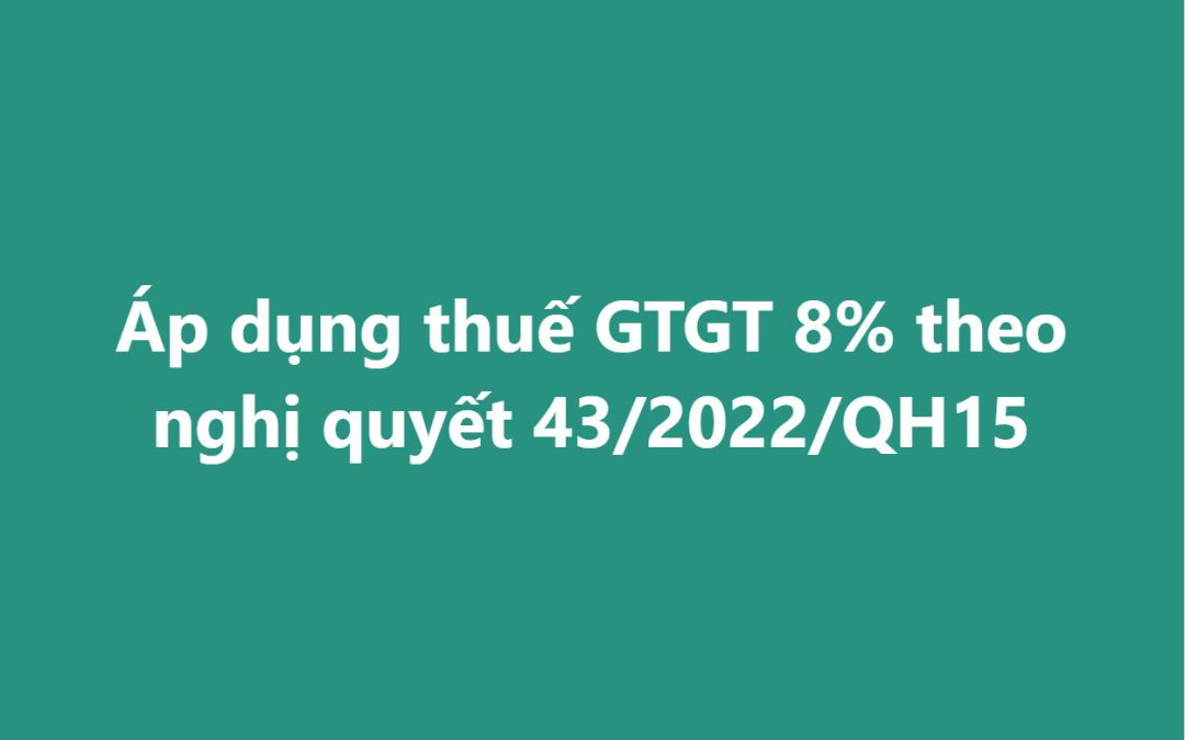 Vụ giảm thuế GTGT từ 10% xuống 8% vẫn chưa có nghị định hướng dẫn nhé cả nhà
 Th…